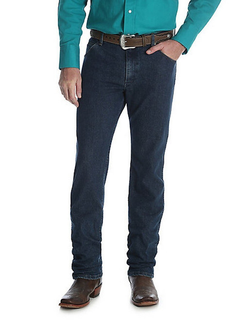 Wrangler® Men's Midnight Rinse Premium Performance Cowboy Cut® Advanced  Comfort Wicking Slim Fit Jeans