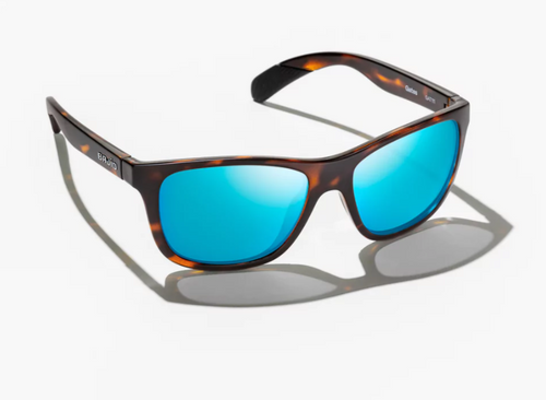 Bajio Sunglasses® Gates Blue Mirrored Glass With Tortoise Frame