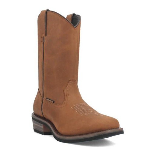 SALE Dan Post® Men's Brown Las Cruces Square Toe Cowboy Heel Work