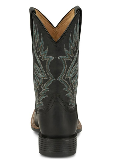 ◆TAW&TOE◆ TO&TO X PACIFIC MAN ZERO BITTY SPORT BLACK Z-FF- Justin® Men's Black Zeke Performance Square Toe Boots