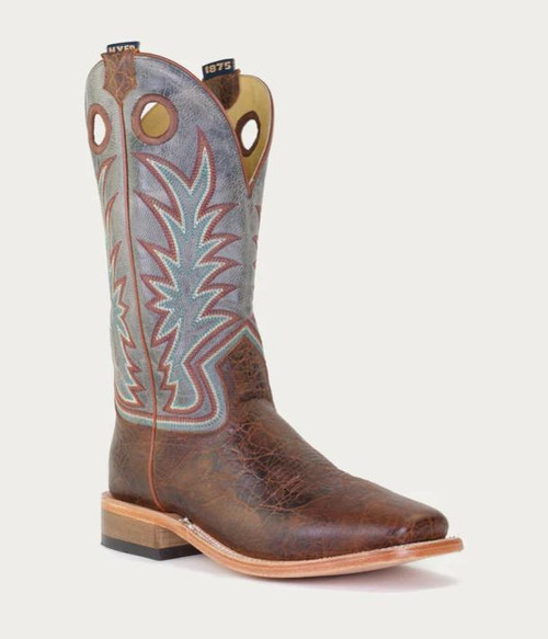 Hyer® Men's Brown Crackle/Grey Walton Cowhide Boots