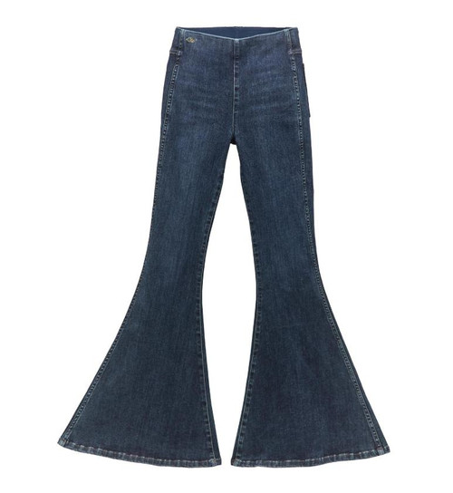 SALE Wrangler x Lainey Wilson® Ladies' Dark Wash Pull-on Bell