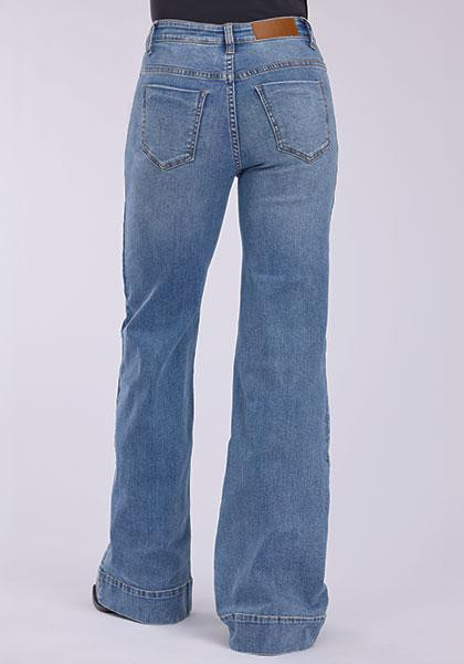 Tin Haul® Ladies' HR Claire Wide Leg Side Yoke Jeans