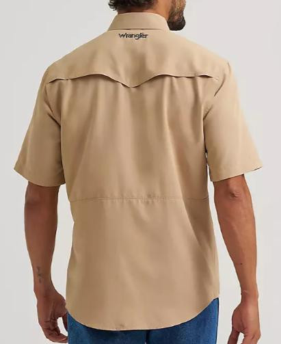 Wrangler® Men's S/S All Terrain Gear Performance Snap Shirt in