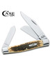 Case® Large Stockman with Amber Bone Handle Case® Large Stockman with Amber Bone Handle