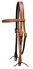 Berlin® Leather Double N Stitched Brow Band Headstall