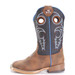 Twister® Childrens' Blue and Brown Ben Square Toe Cowboy Boots