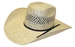 SALE Twister® 2-Cord Chocolate Band Ivory/Tan Twisted Weave Straw Cowboy Hat