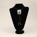 M&F® Silver Rectangle Turquoise Stone Bolo