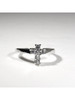 R.S. Covenant® Brass/Rhodium Band with Cubic Zirconia Cross Ring R.S. Covenant® Brass/Rhodium Band with Cubic Zirconia Cross Ring