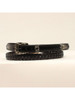 Twister®  3/8"Laced Smooth Tab 3 pc Buckle Hatband Twister®  3/8"Laced Smooth Tab 3 pc Buckle Hatband