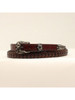 Twister®  3/8" Laced Smooth Tab 3-piece Buckle Hatband Twister®  3/8" Laced Smooth Tab 3-piece Buckle Hatband