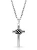 Montana Silversmith® Men's Rope Wrapped Cross Necklace