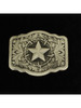 Nocona® Men's Silver Rectangle Rope Star Belt Buckle Nocona® Men's Silver Rectangle Rope Star Belt Buckle
