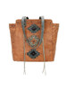 American West® Ladies'  Natural Tan Navajo Soul Zip Top Tote