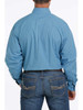 Cinch® Men's L/S Blue/Brown Geometric Dot Print Button Down Shirt