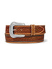 Tony Lama® Men's Ringo Tan Basketweave Studded Leather Belt