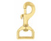 Weaver Leather® Number 17 Flat Swivel Snap - Solid Brass - 3/4 Inch Weaver Leather® Number 17 Flat Swivel Snap - Solid Brass - 3/4 Inch