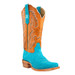 SALE R. Watson Boots® Ladies' Turquoise Boar Square Toe Boots