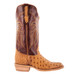 SALE R. Watson® Men's Antique Saddle Sunset Tan Full Quill Ostrich Boots