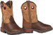 Twister® Toddler Flynn Boot - Brown Bottom & Tan Shaft - Zip Up Twister® Toddler Flynn Boot - Brown Bottom & Tan Shaft - Zip Up