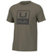 SALE HUK® Men's S/S Overland Trek Stacked Logo T-Shirt SALE HUK® Men's S/S Overland Trek Stacked Logo T-Shirt