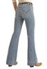 SALE Rock & Roll Cowgirl® Ladies' Mid Rise Relaxed Fit Light Wash Trouser Jeans