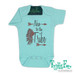 The Twisted Filly® Infant S/S Turquoise New to the Tribe Onesie