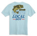 SALE Local Boy® Men's S/S Light Blue Bad Bass T-Shirt SALE Local Boy® Men's S/S Light Blue Bad Bass T-Shirt
