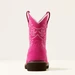 SALE Ariat® Girls' Suede Hot Pink Fatbaby Boots