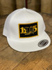 Lazy J Ranch Wear® White & White 4" Retro 1915 Cap Lazy J Ranch Wear® White & White 4" Retro 1915 Cap