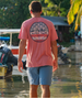 SALE Salt Life® Men's S/S Mineral Red Sea Stars & Stripes Pocket T-Shirt