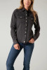 Kimes Ranch® Ladies' L/S Kaycee Black Denim Snap Shirt