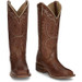 Justin® Ladies' Whiskey Brown Stella 13" Square Toe Boots Justin® Ladies' Whiskey Brown Stella 13" Square Toe Boots