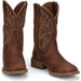 Justin® Men's Amber Brown Canter 11" Square Toe Boots Justin® Men's Amber Brown Canter 11" Square Toe Boots
