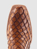 SALE R. Watson® Men's Cognac Small Tile Pirarucu Boots