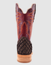 SALE R. Watson® Men's Matte Chocolate Small Tile Pirarucu Boots