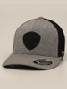Ariat® Grey/Black Rubber Shield Patch Cap