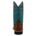 Twisted X® Youth Top Hand Brown/Turquoise Square Toe Boots