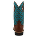 SALE Twisted X® Youth Top Hand Brown/Turquoise Square Toe Boots