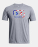 SALE Under Armour® Men's S/S Steel Grey Freedom Hook T-Shirt SALE Under Armour® Men's S/S Steel Grey Freedom Hook T-Shirt