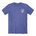SALE Buck Wear® Men's S/S Heathered Royal Red White & Blue Collar Freedom T-Shirt