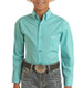 Panhandle® Boys' L/S Solid Poplin Button Shirt