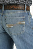 Cinch® Men's Grant Relaxed Fit Medium Stone Boot Cut Jeans