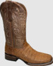 Circle G by Corral® Men's Tan Shedron Caiman Square Toe Boots