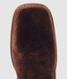 SALE R. Watson® Men's Chocolate Roughout/Almond Square Toe Boots