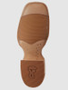SALE R. Watson® Men's Chocolate Roughout/Almond Square Toe Boots