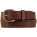 LEEGIN CREATIVE LEATHER Justin® Men's Aged Bark 1.5" Leather Work Belt