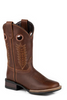SALE Roper® Kids' Brown Square Toe with Pull Holes Boots
