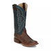 Tony Lama® Men's Brown/Teal Camarillo Square Toe Boots